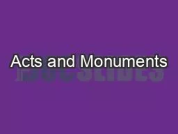 Acts and Monuments