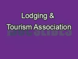 Lodging & Tourism Association