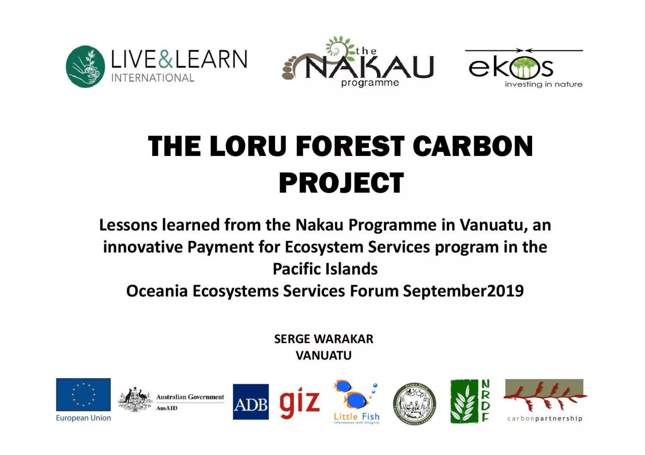 PDF-Lessons learned from the Nakau Programme in Vanuatu, an innov