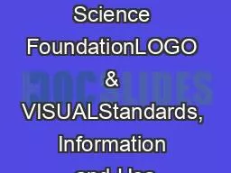 National Science FoundationLOGO & VISUALStandards, Information and Usa