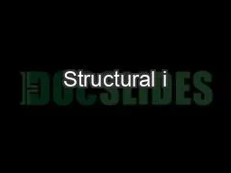 Structural i