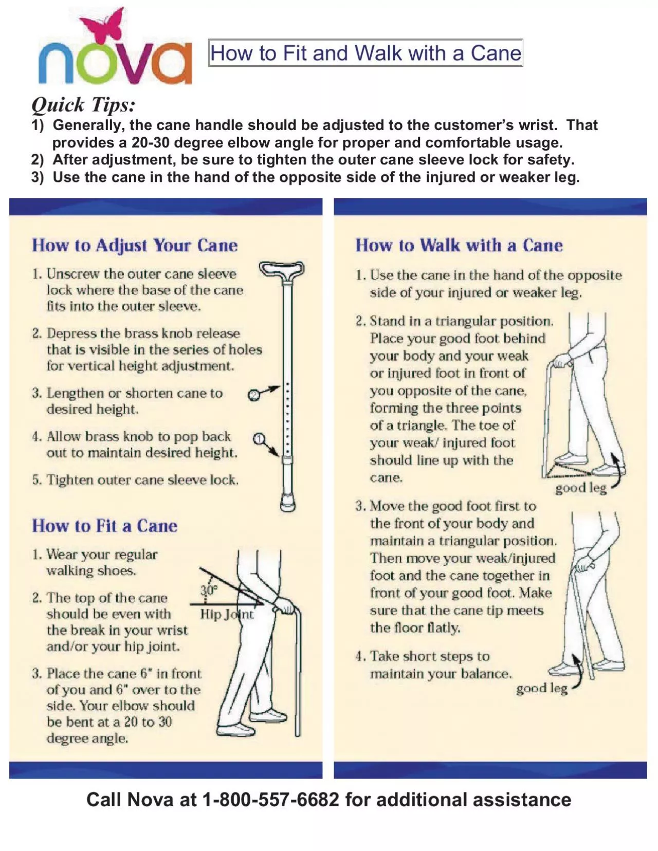 PDF-How to Fit and Walk with a Cane