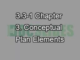 3.3-1 Chapter 3. Conceptual Plan Elements