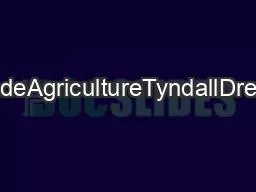 TradeAgricultureTyndallDream