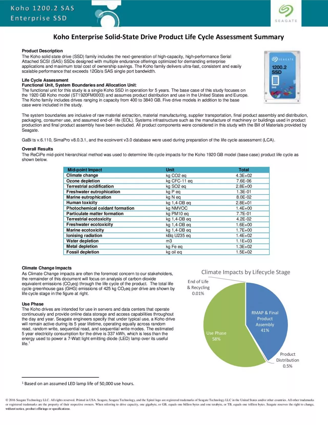 PDF-2016 seagate technology llc all rights reserved printed in usa se