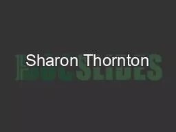 Sharon Thornton
