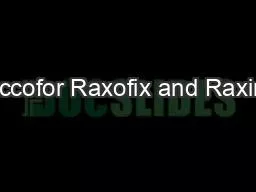 Press jaw, Piccofor Raxofix and Raxinox,   (Picco)