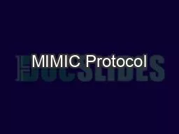MIMIC Protocol