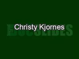 Christy Kjornes