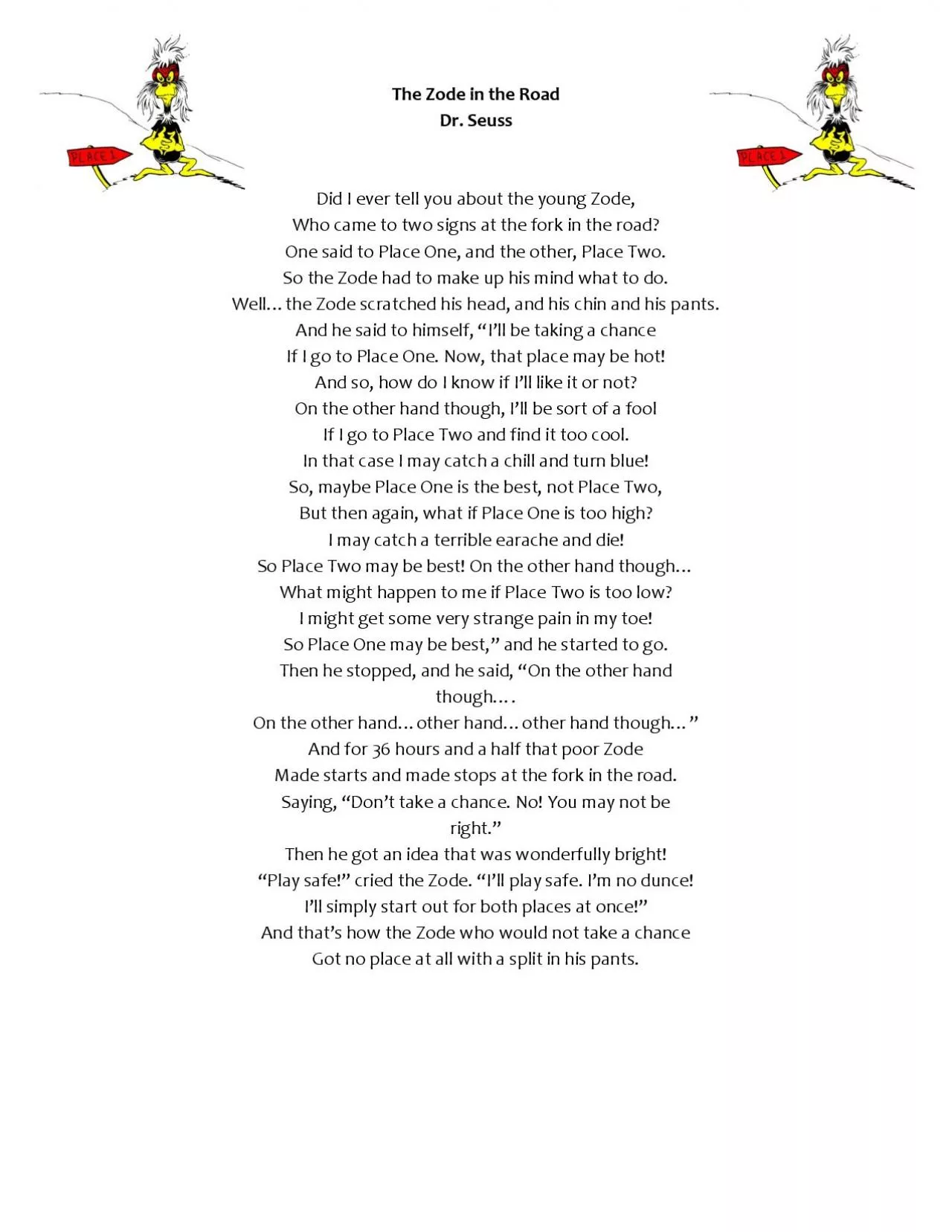 PDF-The Zode in the Road