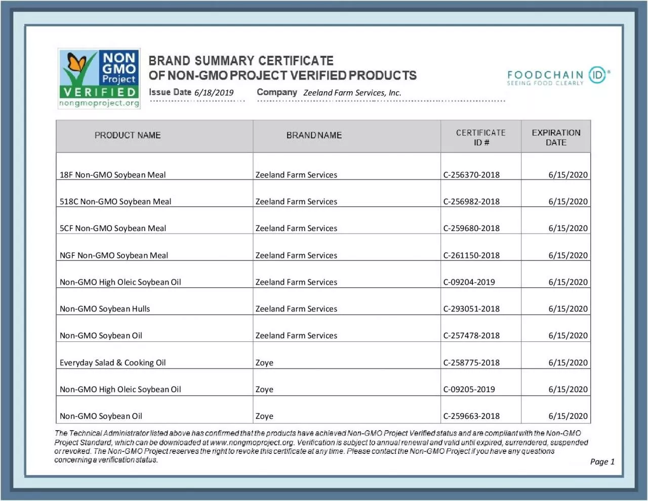 PDF-Zeeland Farm Services, Inc.