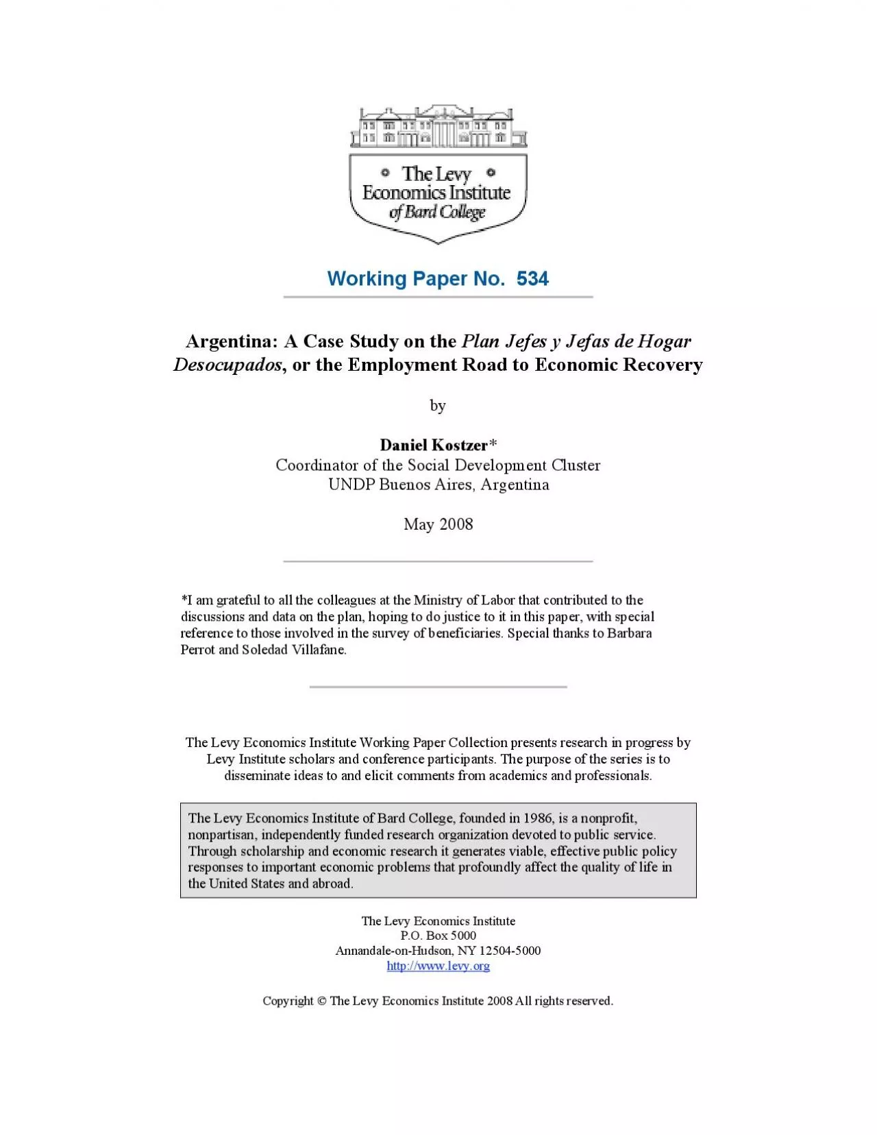 PDF-ABSTRACT After the 2001 crisis, Argentina