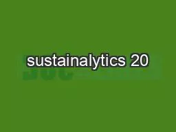 sustainalytics 20