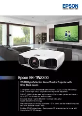 Epson EHTW DD HighDenition Home Theatre Projector with