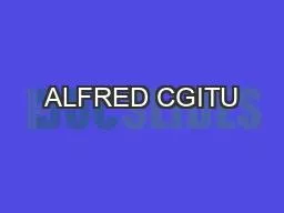 ALFRED CGITU