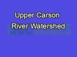 Upper Carson River Watershed