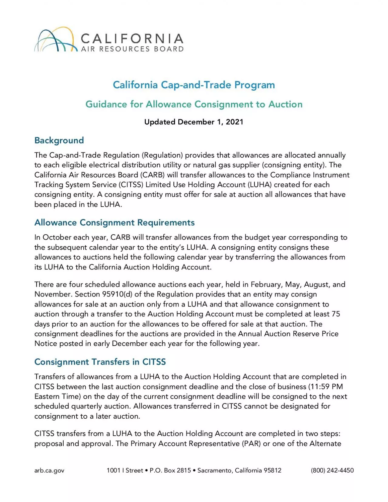 PDF-UpdatedDecember 2, 201California CapandTrade Program