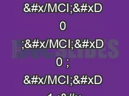 ��  &#x/MCI; 0 ;&#x/MCI; 0 ; &#x/MCI; 1 ;&#x
