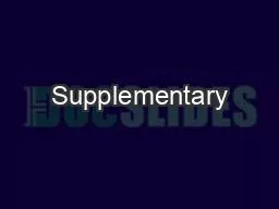 Supplementary