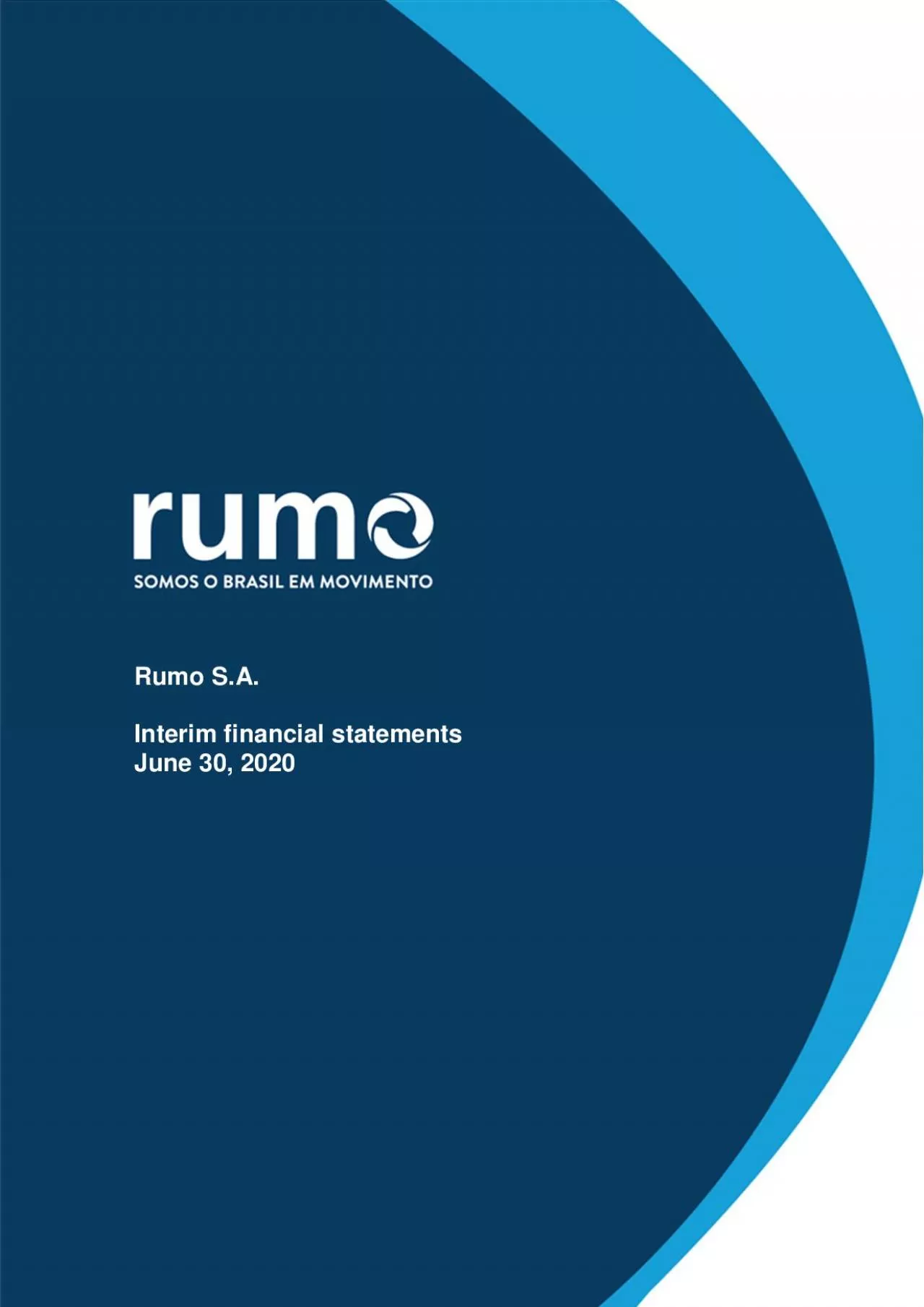 PDF-Rumo S.A. Interim financial statements June 30, 2020