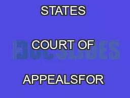 FOR PUBLICATIONUNITED STATES COURT OF APPEALSFOR THE NINTH CIRCUIT
...