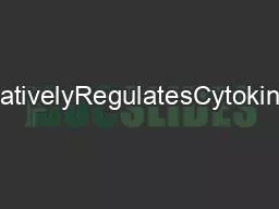 SOCS3inTandNKTCellsNegativelyRegulatesCytokineProductionandAmeliorates
