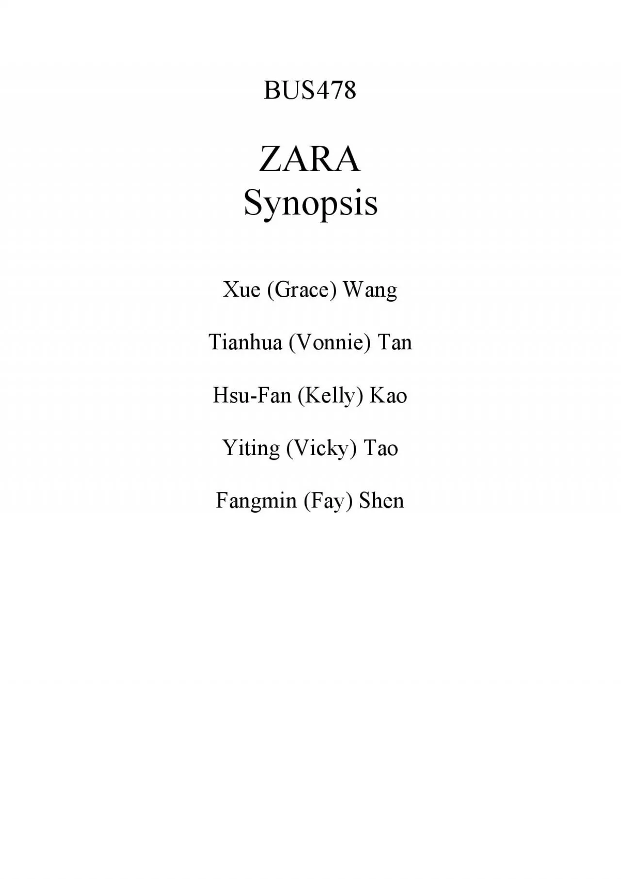 PDF-and Paris, France (Inditex, 2012). Utilizing Zara