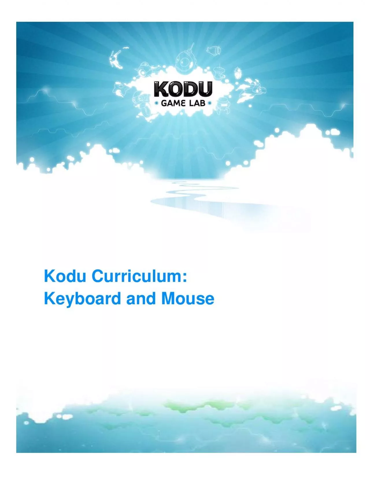 PDF-Kodu Curriculum: Keyboard and Mouse