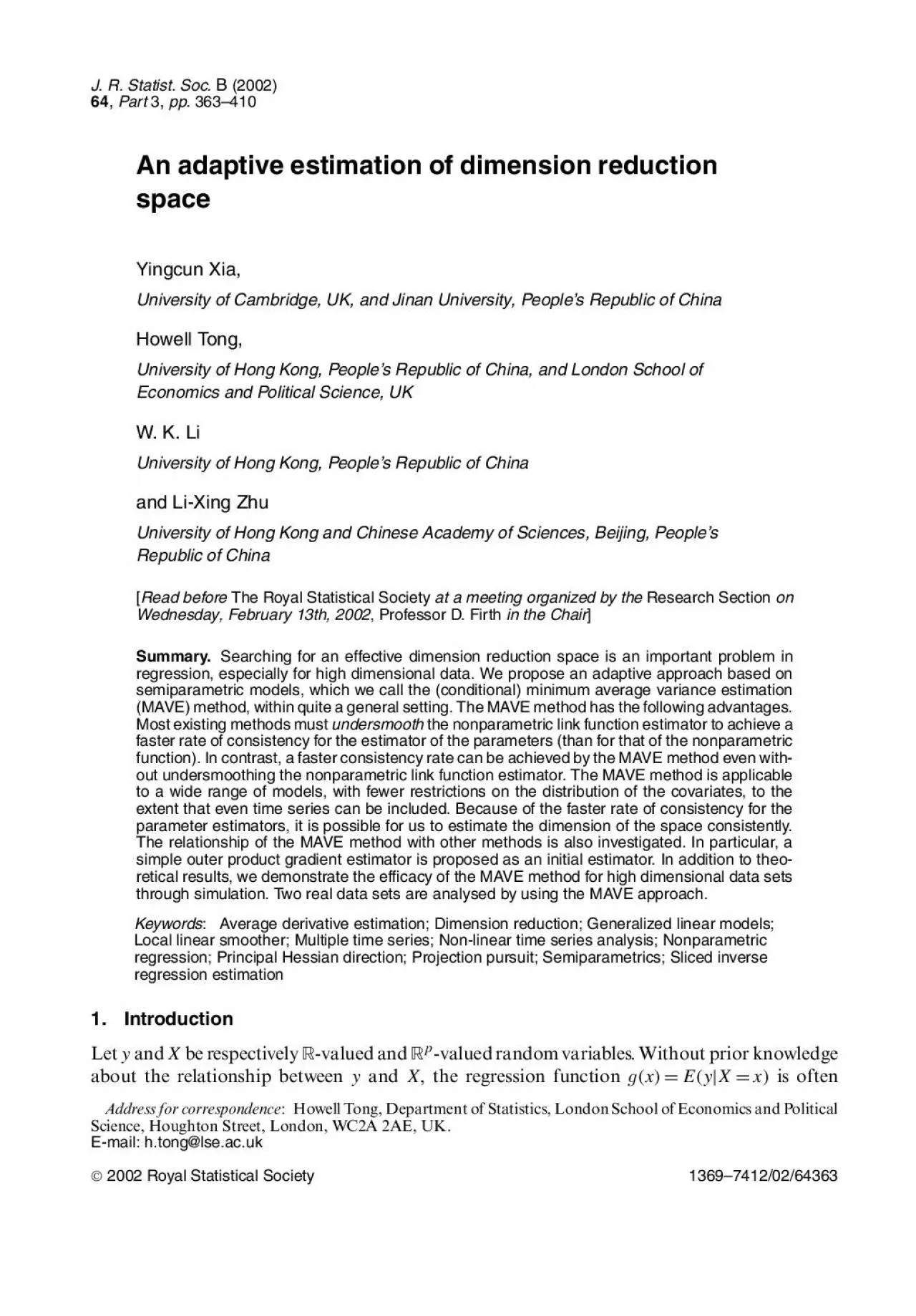 PDF-Y.Xia,H.Tong,W.K.LiandL.-X.Zhumodelledina