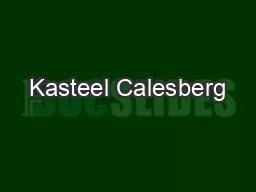 Kasteel Calesberg