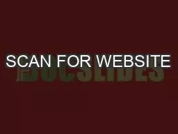 SCAN FOR WEBSITE