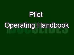 Pilot Operating Handbook