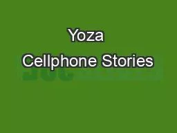 Yoza Cellphone Stories
