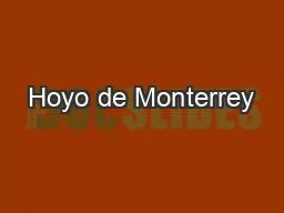 Hoyo de Monterrey