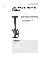 PresVac ejector Ejectors are not harmed by particles t