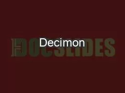 Decimon