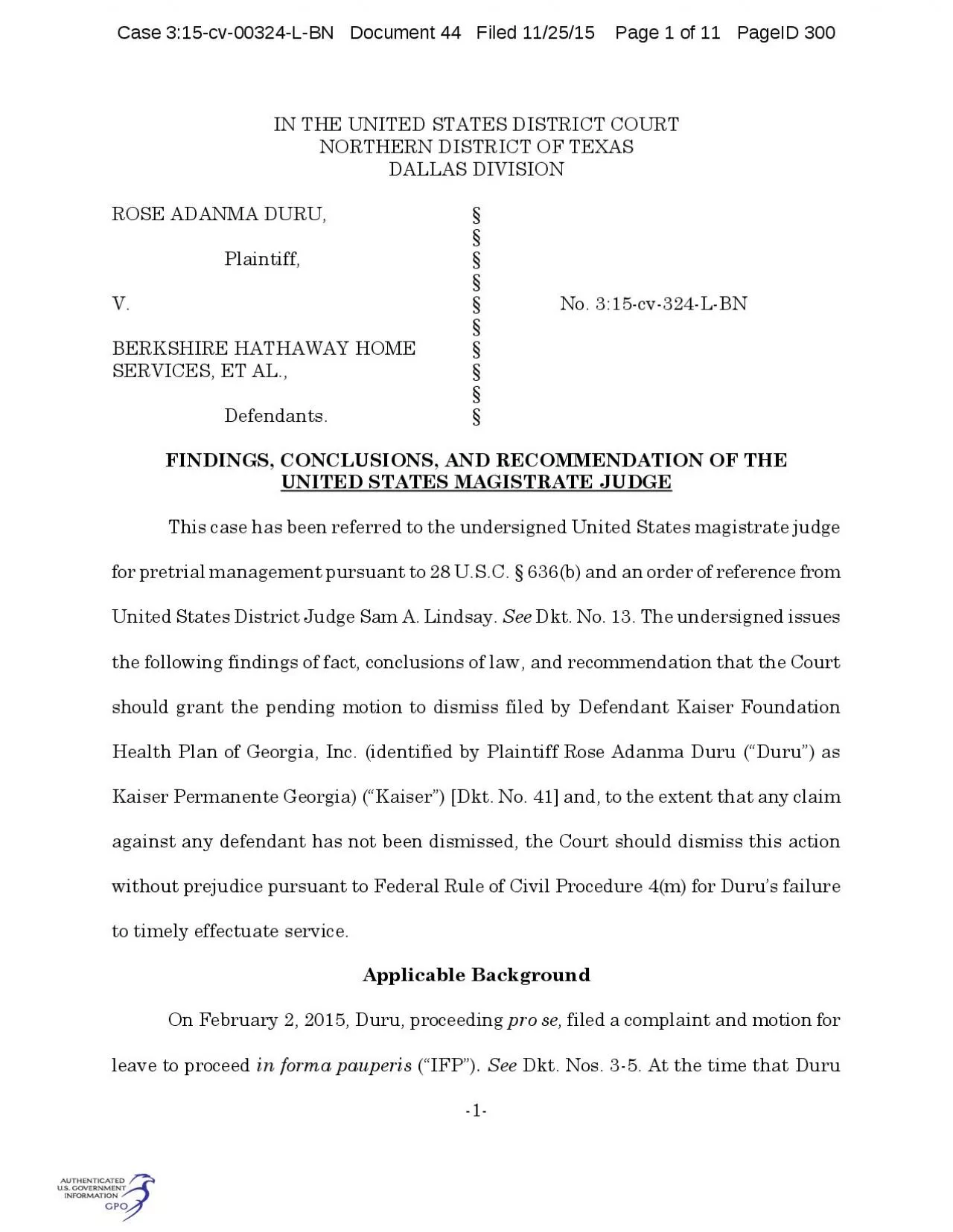 PDF-Case 3:15-cv-00324-L-BN Document 44 Filed 11/25/15 Page 10 of 1