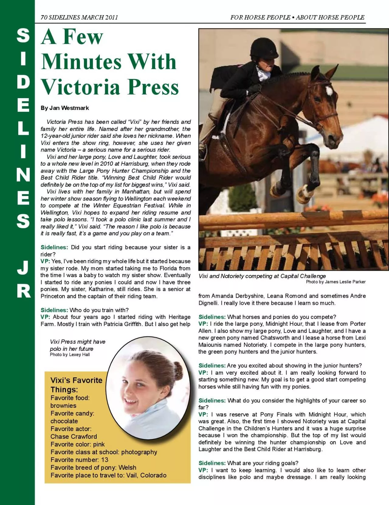 PDF-A Few Minutes With Victoria PressBy Jan WestmarkVictoria Press has bee