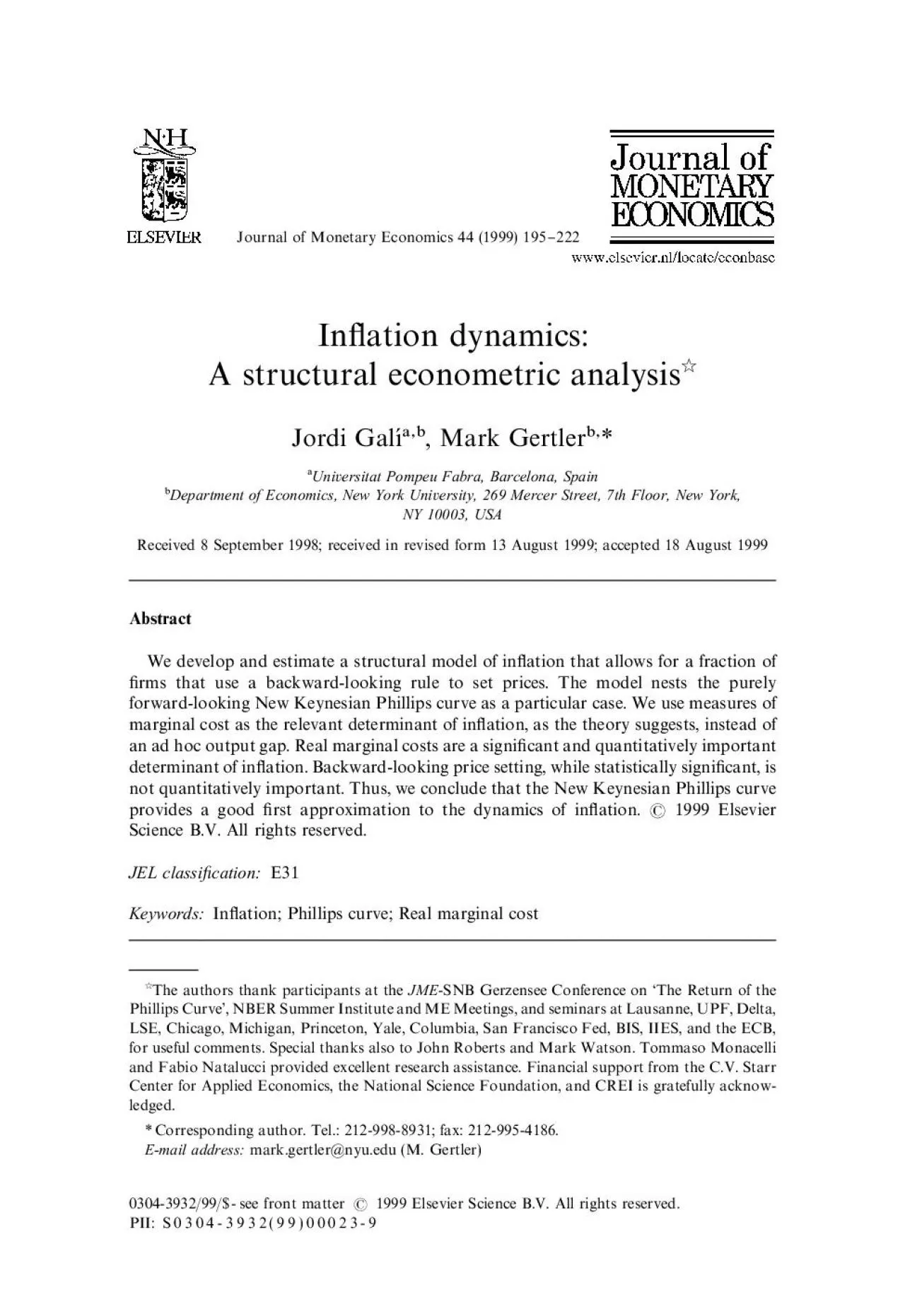 PDF-JournalofMonetaryEconomics44(1999)195ationdynamics:Astructuraleconomet