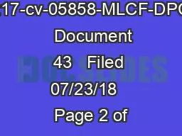 Case 2:17-cv-05858-MLCF-DPC   Document 43   Filed 07/23/18   Page 2 of