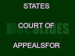 FOR PUBLICATIONUNITED STATES COURT OF APPEALSFOR THE NINTH CIRCUIT
...