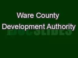 Ware County Development Authority