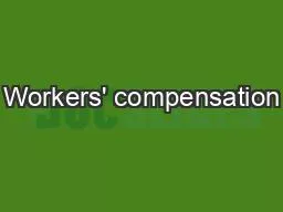 Workers' compensation