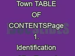 Lamu Old Town TABLE OF CONTENTSPage 1. Identification of the Property