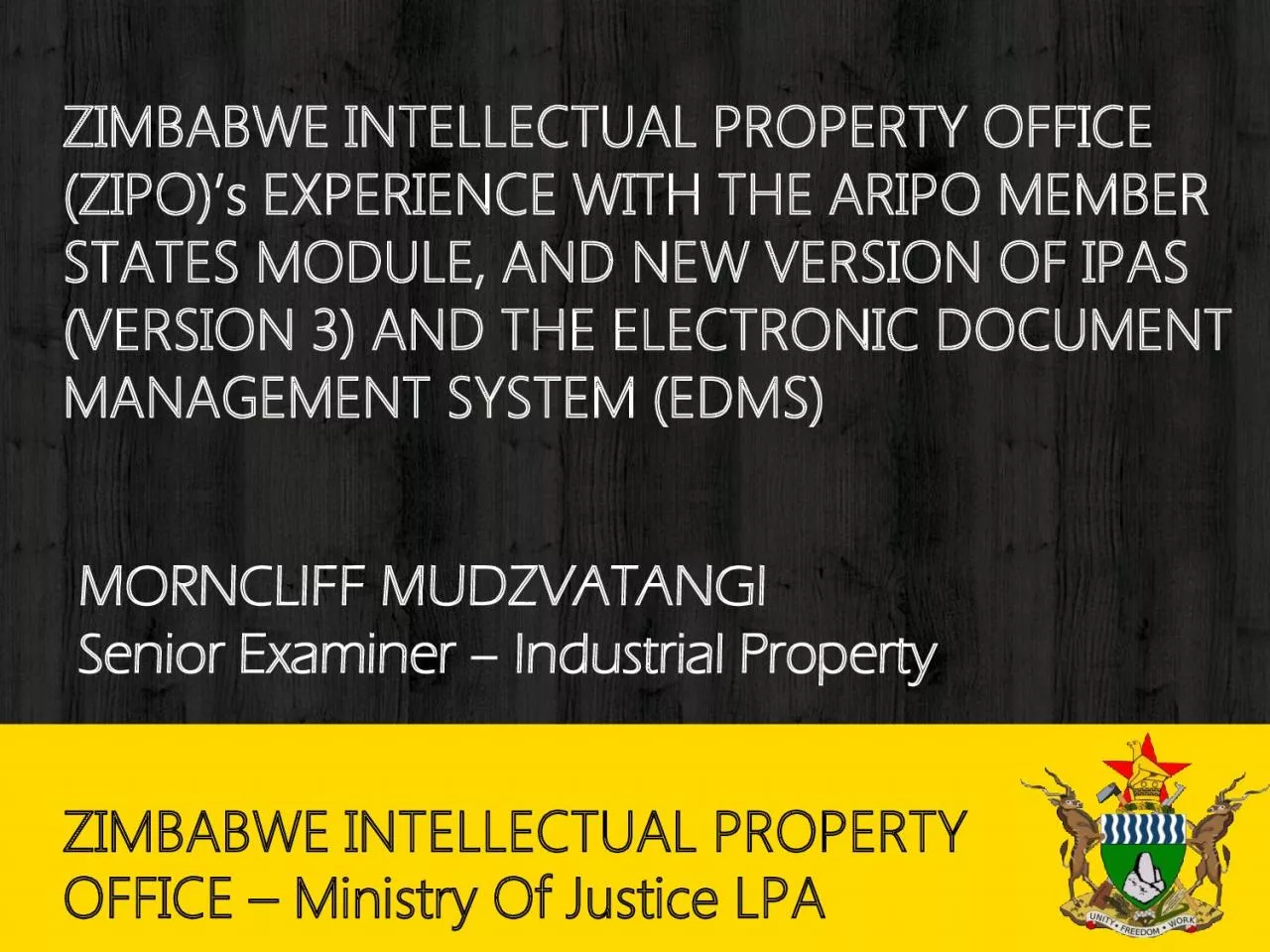 PDF-IMBABWE INTELLECTUAL PROPERTY OFFICE