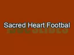 Sacred Heart Footbal