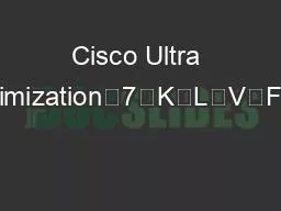 Cisco Ultra Traffic Optimization�7�K�L�V�F�K�D�