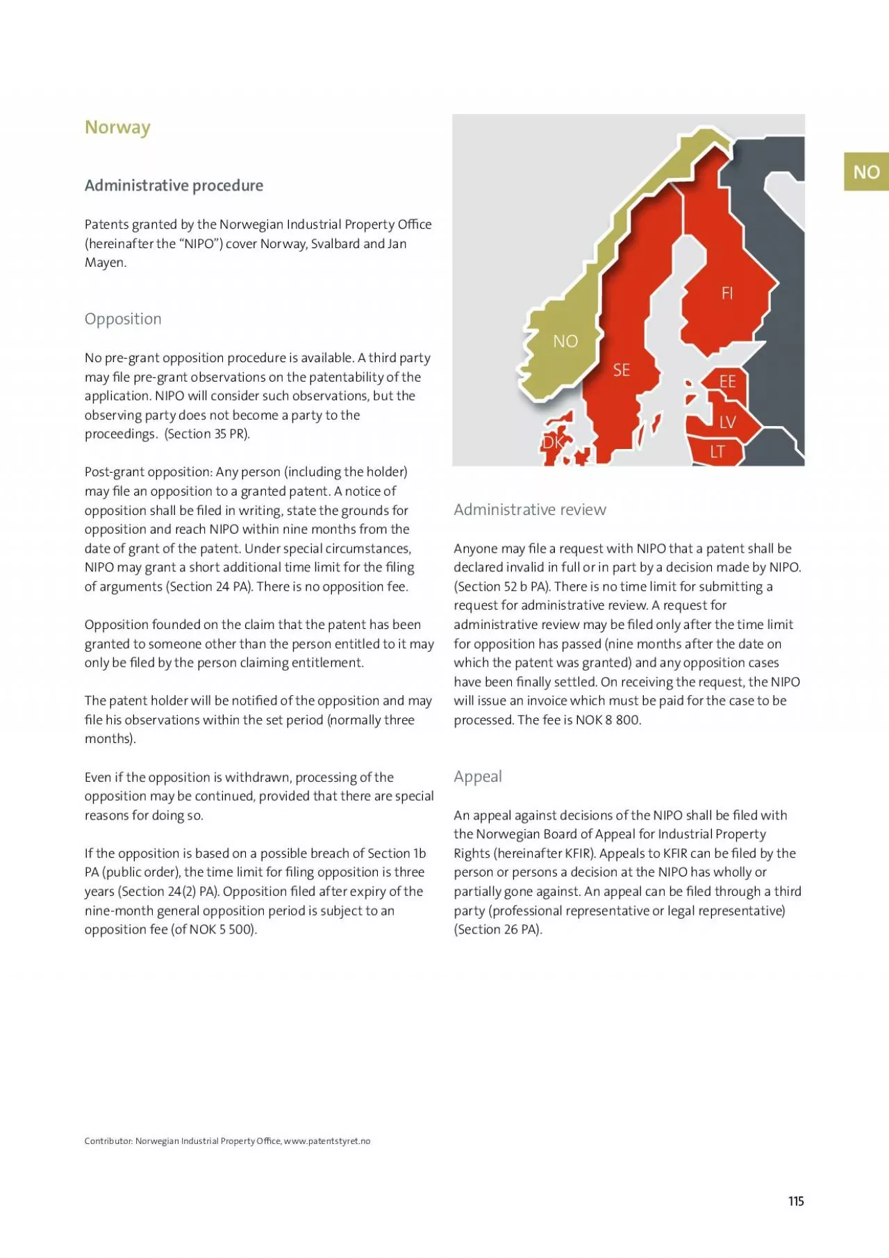 PDF-Contributor: Norwegian Industrial Property Oce, www.patentstyret.