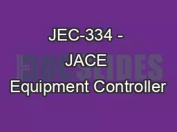 JEC-334 - JACE Equipment Controller