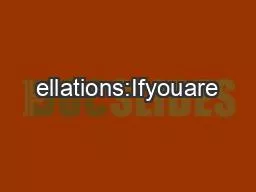 ellations:Ifyouare